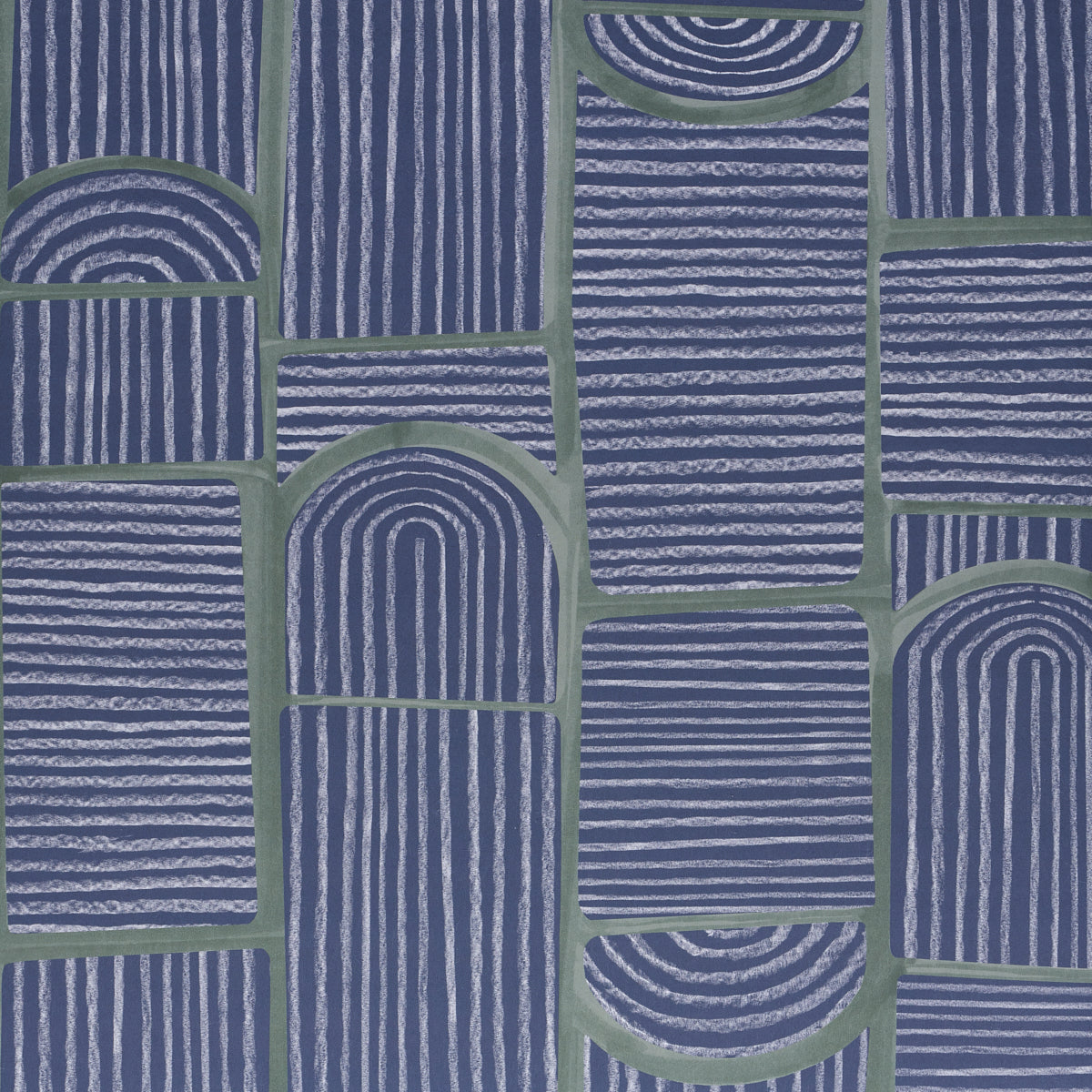 Bloomsbury fabric in deep navy color - pattern number 5013683 - by Schumacher in the Backdrop I collection