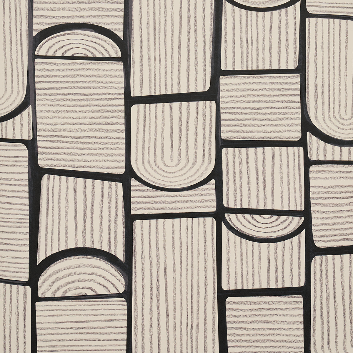 Bloomsbury fabric in carbon color - pattern number 5013685 - by Schumacher in the Backdrop I collection