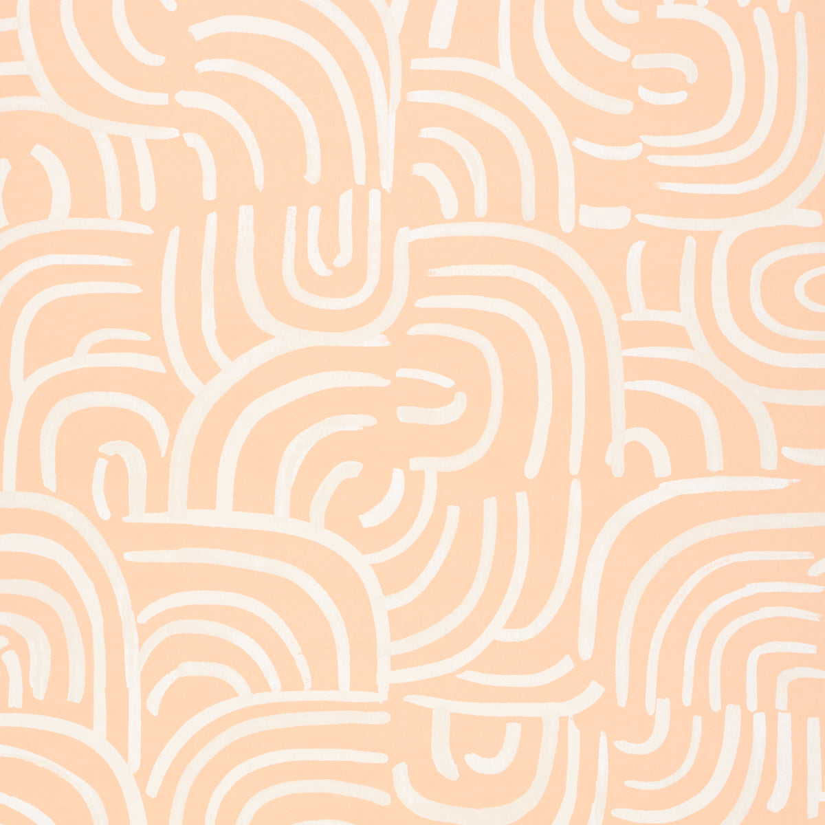 New Beat fabric in light peach color - pattern number 5013692 - by Schumacher in the Backdrop I collection