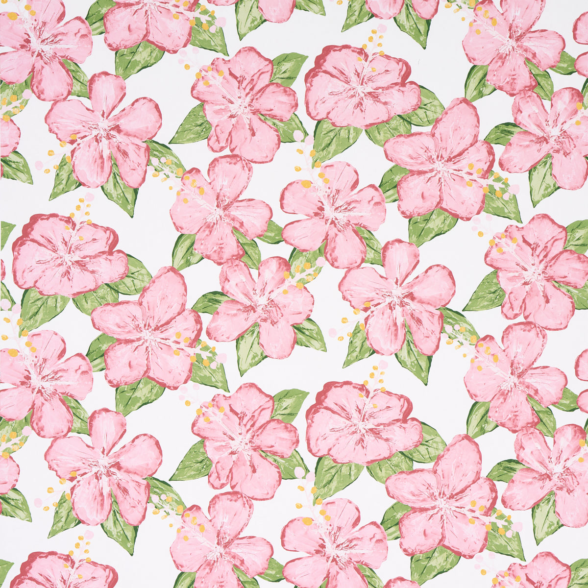 Fabienne wallpaper in pink color - pattern number 5013811 - by Schumacher in the Victor Glemaud collection