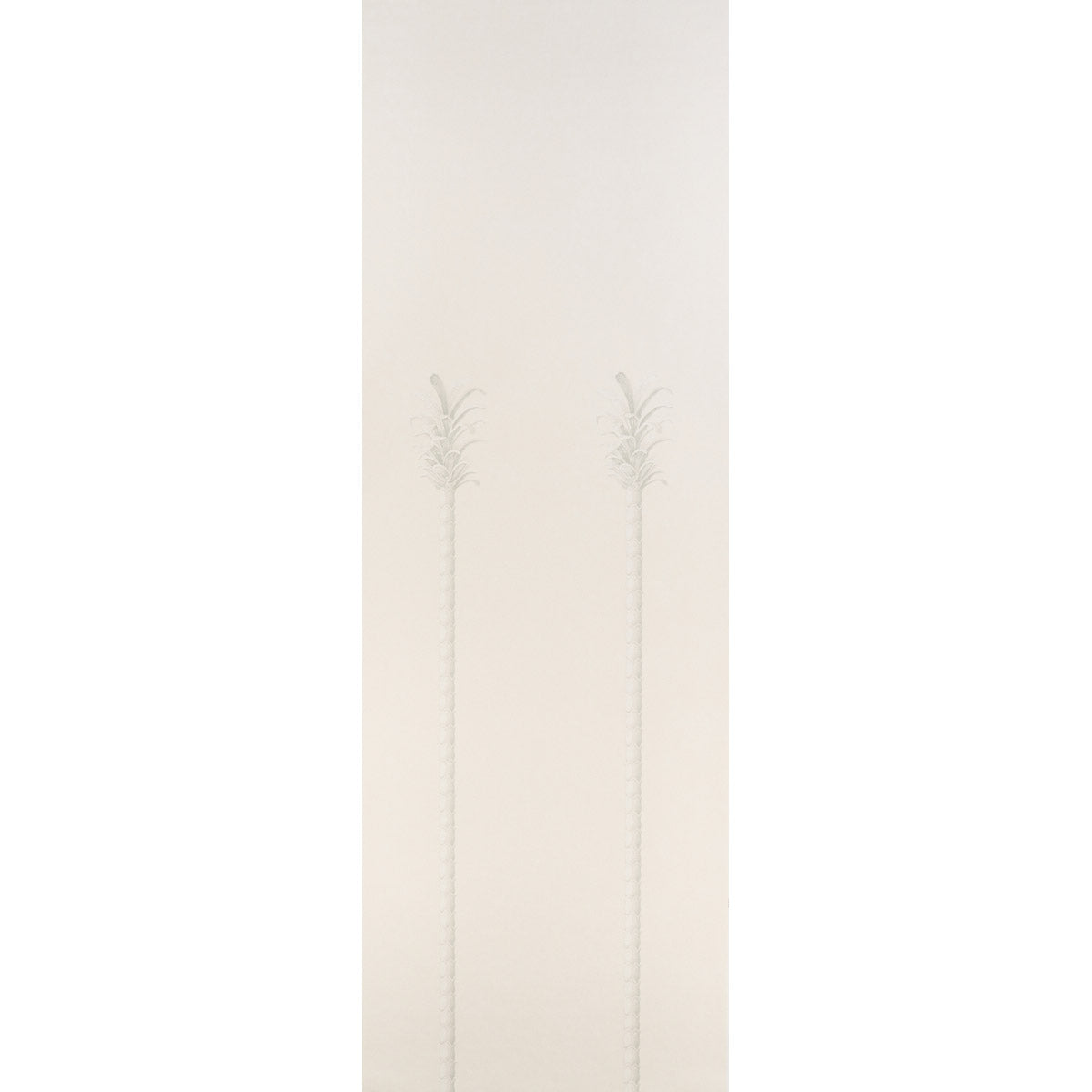 Villa Palm Panel fabric in white ivory color - pattern number 5013881 - by Schumacher in the Panels Collection collection