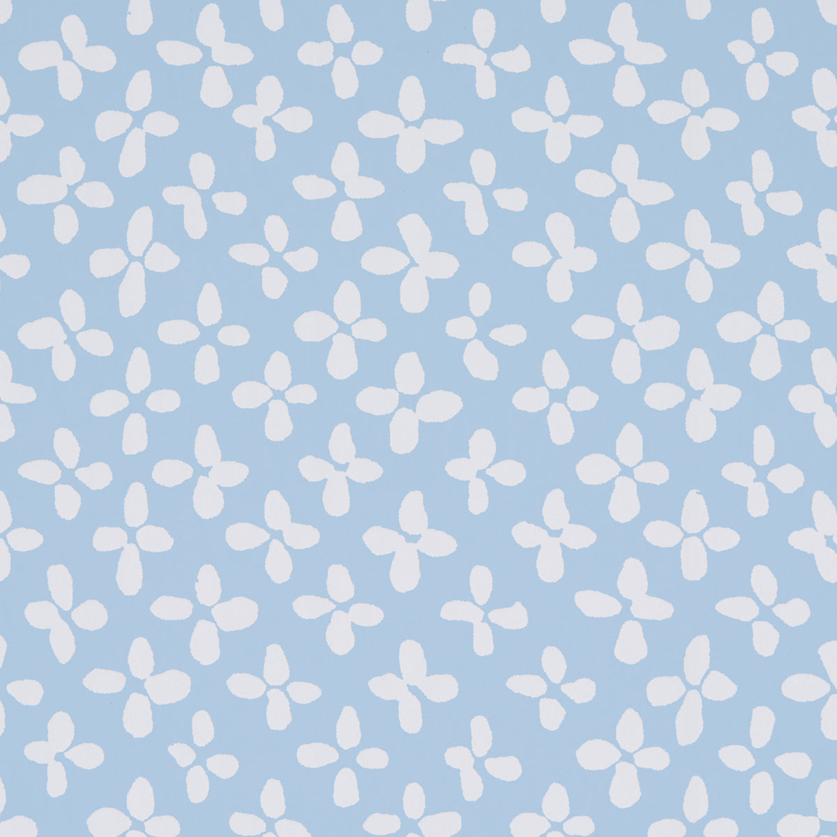 Emerson wallpaper in ivory on sky color - pattern number 5013940 - by Schumacher in the Easy Elements collection