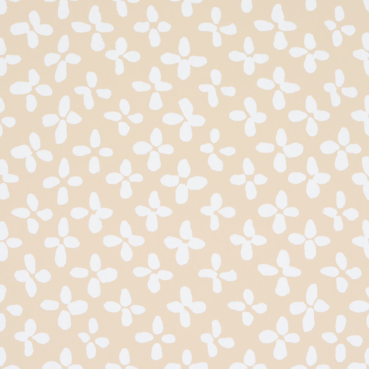 Emerson wallpaper in ivory on beige color - pattern number 5013941 - by Schumacher in the Easy Elements collection