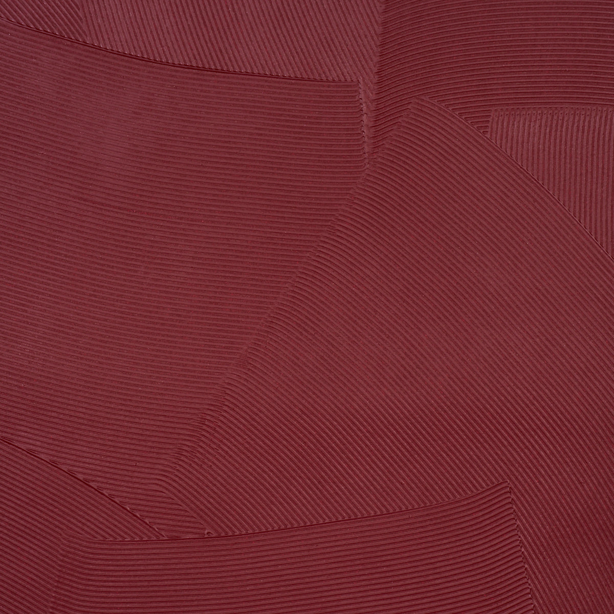 Hand Combed Plaster Wallpaper in oxblood color - pattern number 5013955 - by Schumacher in the David Kaihoi collection