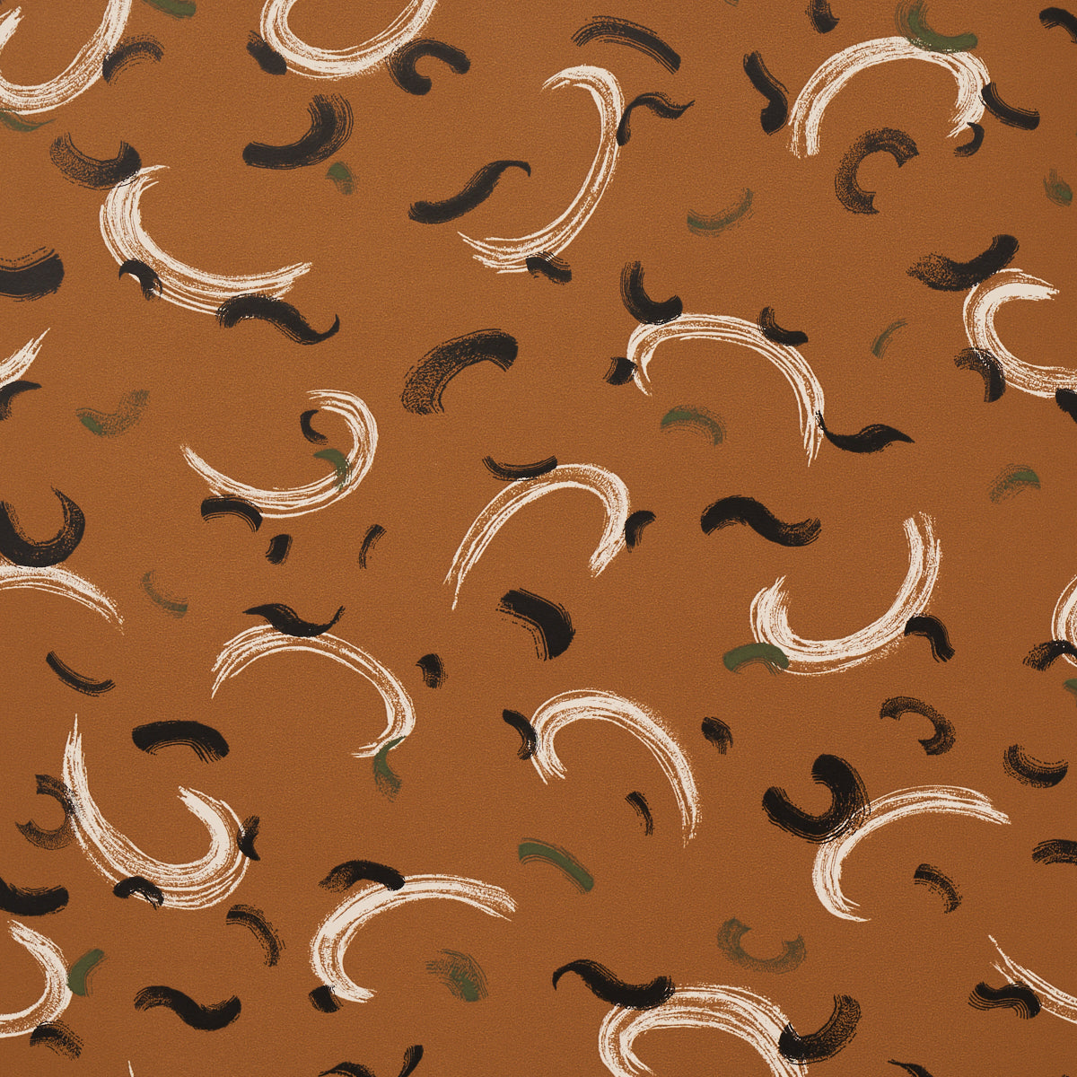 Brushmark wallpaper in gold color - pattern number 5013960 - by Schumacher in the David Kaihoi collection