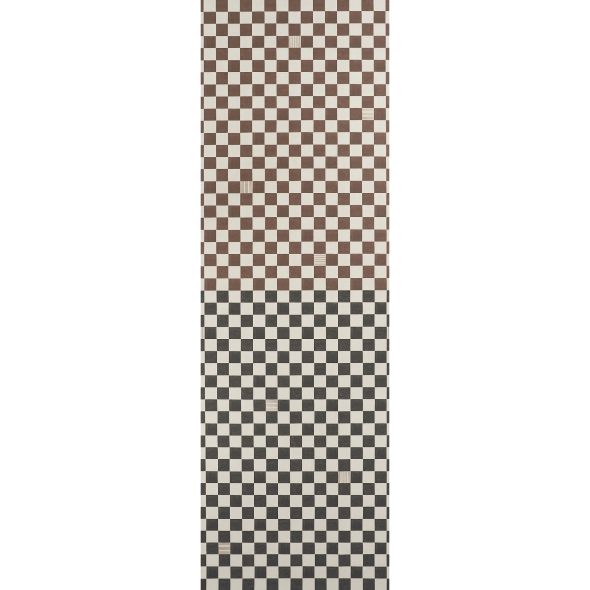 Gambit Panel wallpaper in cocoa and charcoal color - pattern number 5014263 - by Schumacher in the Backdrop II collection