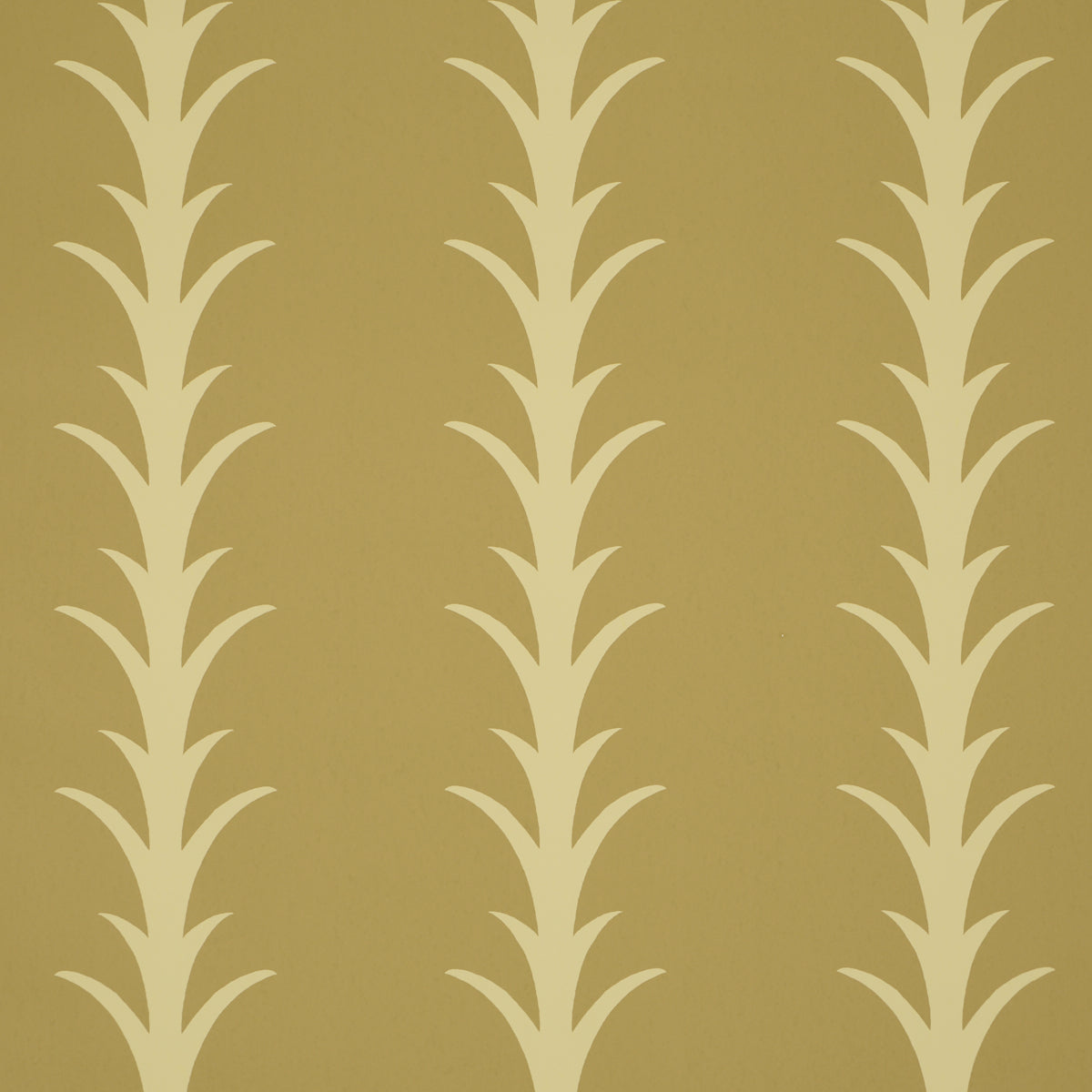 Acanthus Stripe Wallpaper in anis on chartreuse color - pattern number 5014777 - by Schumacher in the Atelier Paris collection