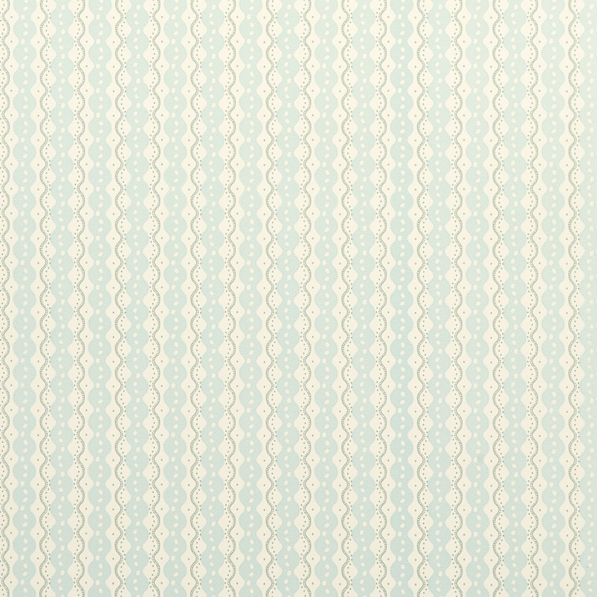 Centipede Stripe wallpaper in icing blue color - pattern number 5015070 - by Schumacher in the Neisha Crosland collection