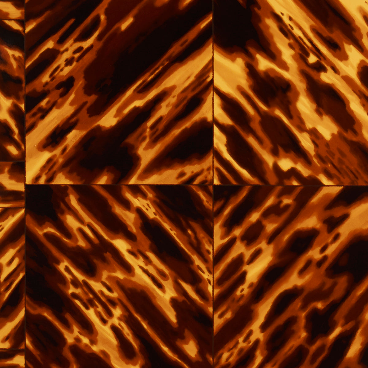 Tortoise Shell wallpaper in natural color - pattern number 5015370 - by Schumacher in the Celerie Kemble collection