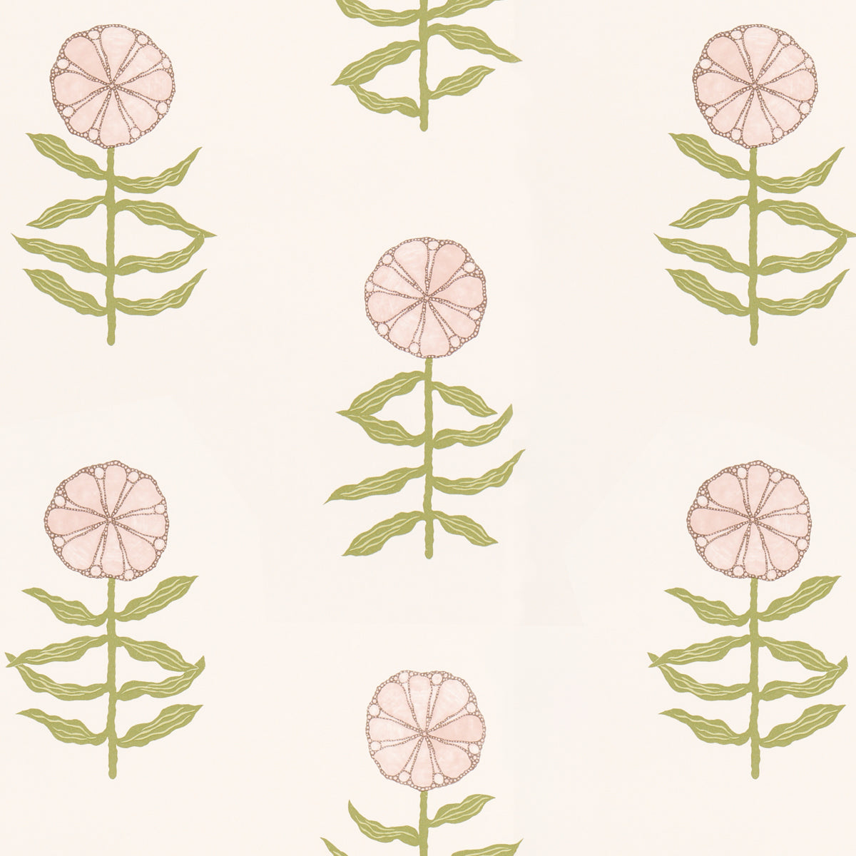 Pretty Petals fabric in blush color - pattern number 5015451 - by Schumacher in the Marian Mcevoy collection