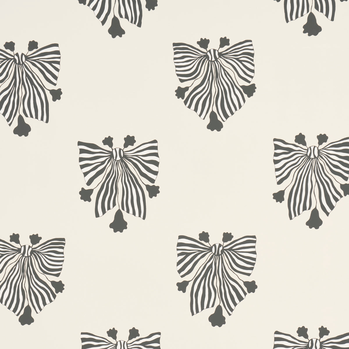 Bow Wow Wow fabric in cream color - pattern number 5015472 - by Schumacher in the Marian Mcevoy collection