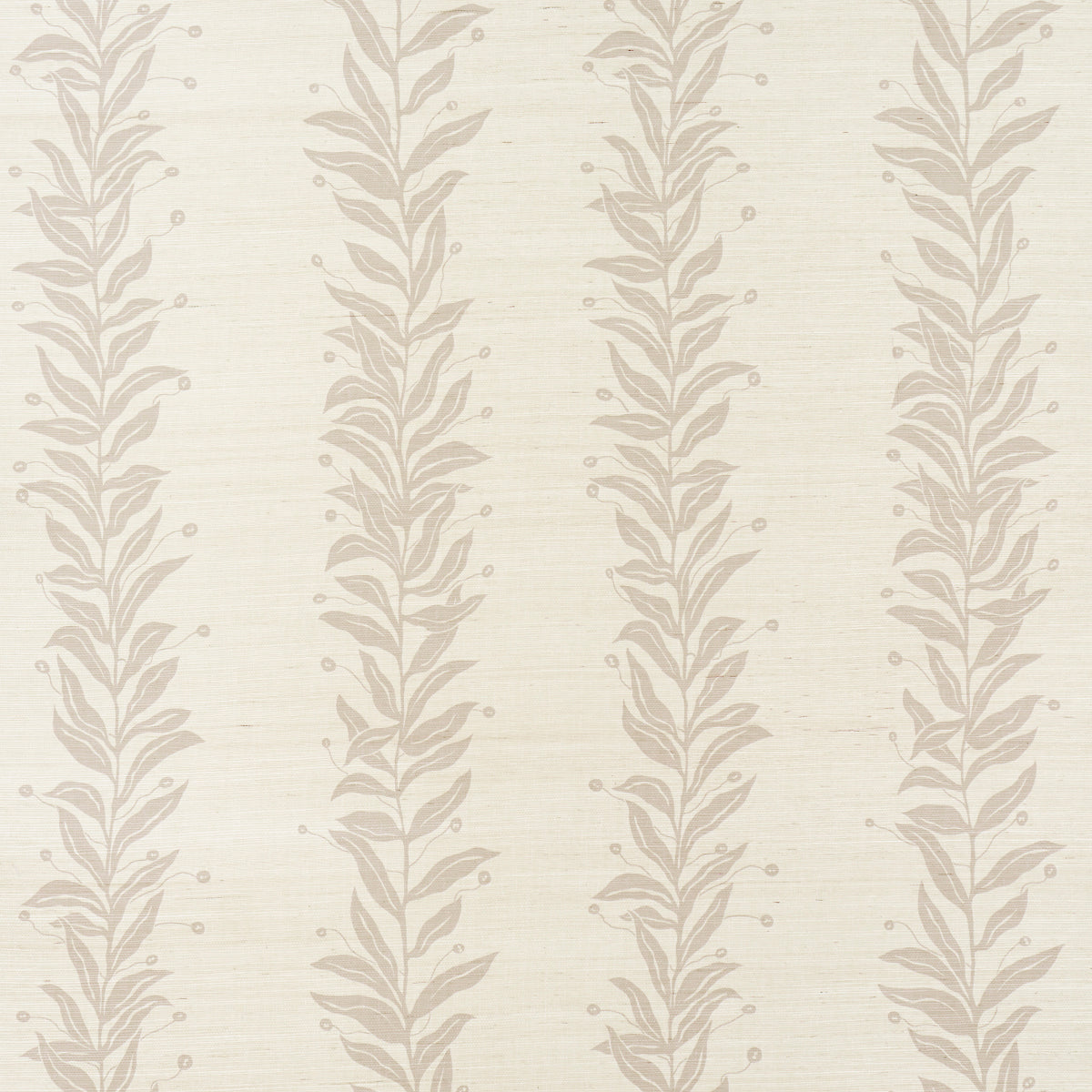 Tendril Stripe Sisal fabric in natural color - pattern number 5015561 - by Schumacher in the Marian Mcevoy collection