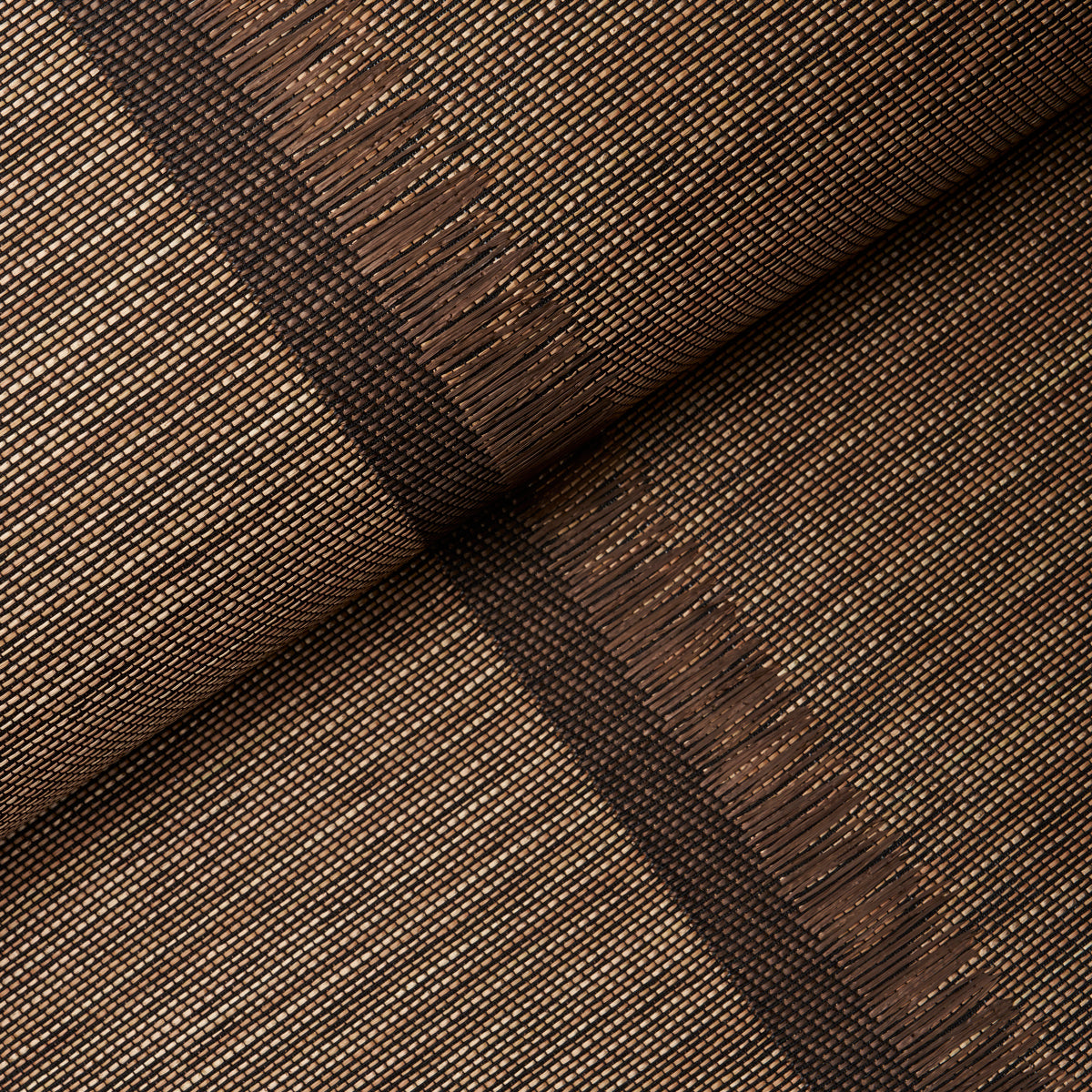 Axel Fringe Wallcovering wallpaper in brown copper color - pattern number 5015711 - by Schumacher in the Patterson Flynn collection