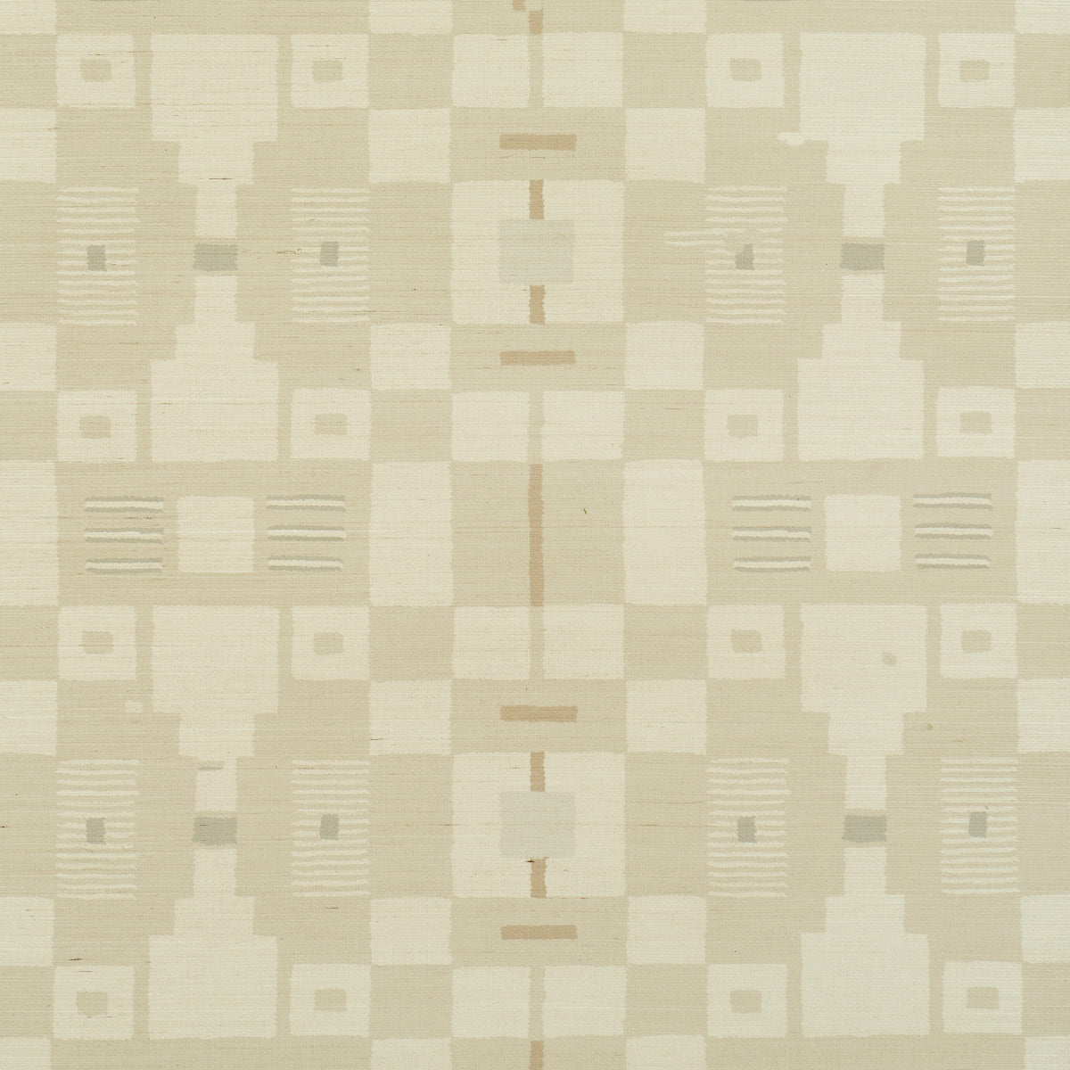 Periscope Sisal wallpaper in neutral color - pattern number 5015770 - by Schumacher in the A Rum Fellow collection