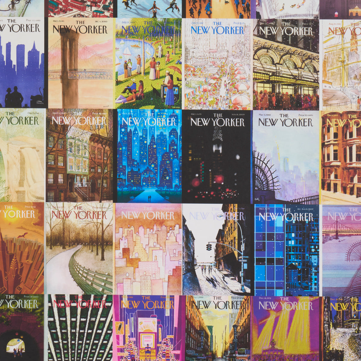 The New Yorker City View Covers fabric in multicolor color - pattern number 5016160 - by Schumacher in the The New Yorker collection