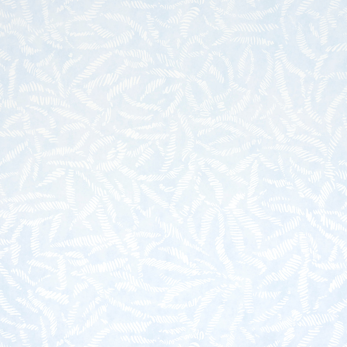 Leaf Bloom wallpaper in sky color - pattern number 5016391 - by Schumacher in the Schumacher Design Lab collection