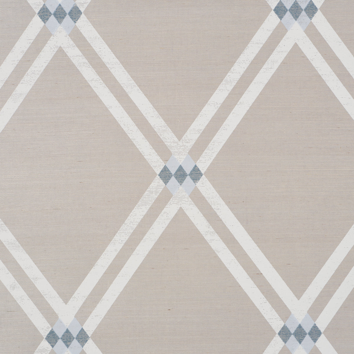Asolo Sisal Wallpaper in sky color - pattern number 5016542 - by Schumacher in the Perennial Favorites collection