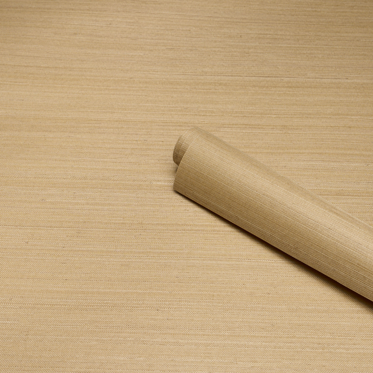 Musa Abaca Wallpaper in soft gold color - pattern number 5016873 - by Schumacher in the Patterson Flynn collection