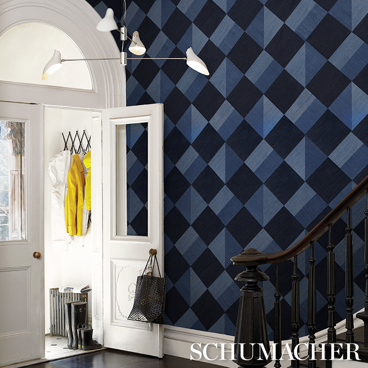 Maestro Wallpaper in formentera color - pattern number 5016880 - by Schumacher in the Backdrop I collection