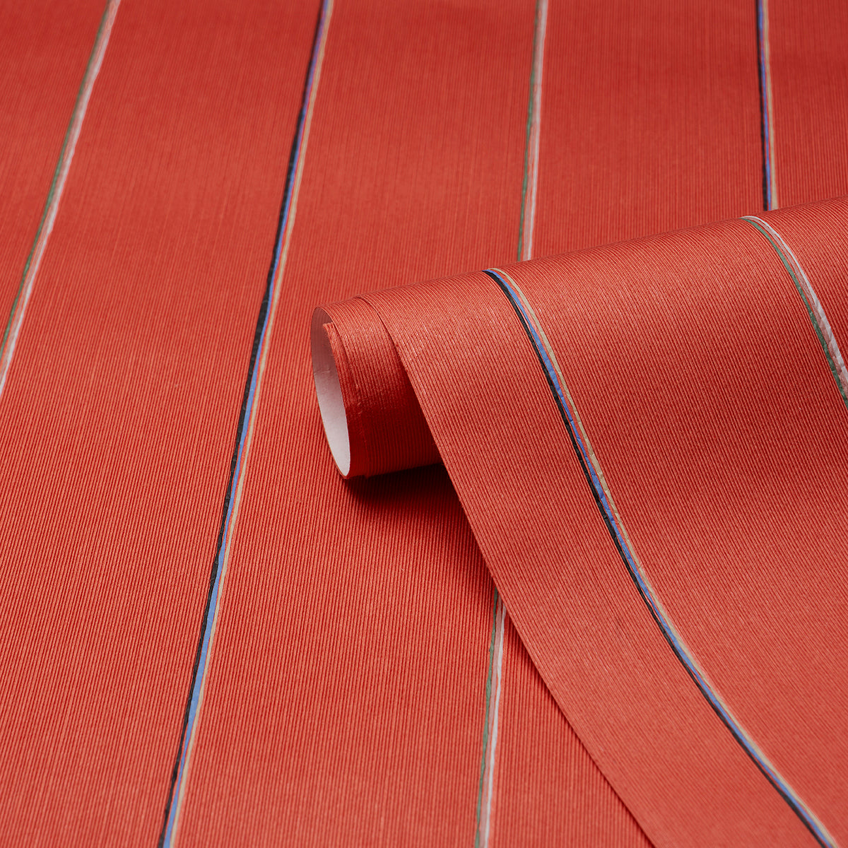 Draper Stripe Wallpaper in bada bing! color - pattern number 5016890 - by Schumacher in the Backdrop I collection