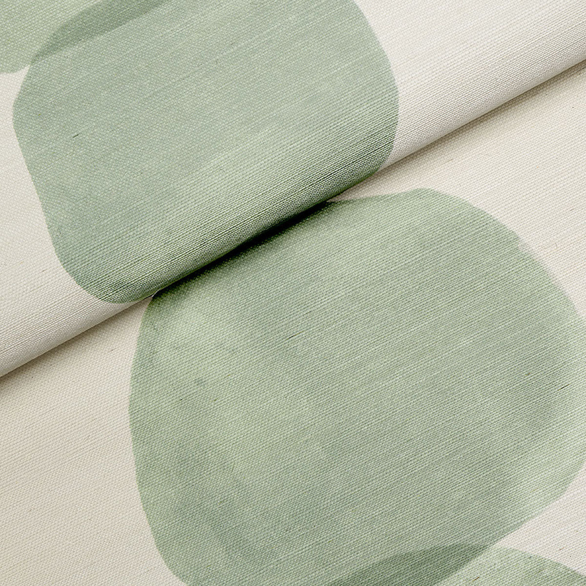 Hyperion Sisal Wallpaper in soft green color - pattern number 5016912 - by Schumacher in the Backdrop I collection