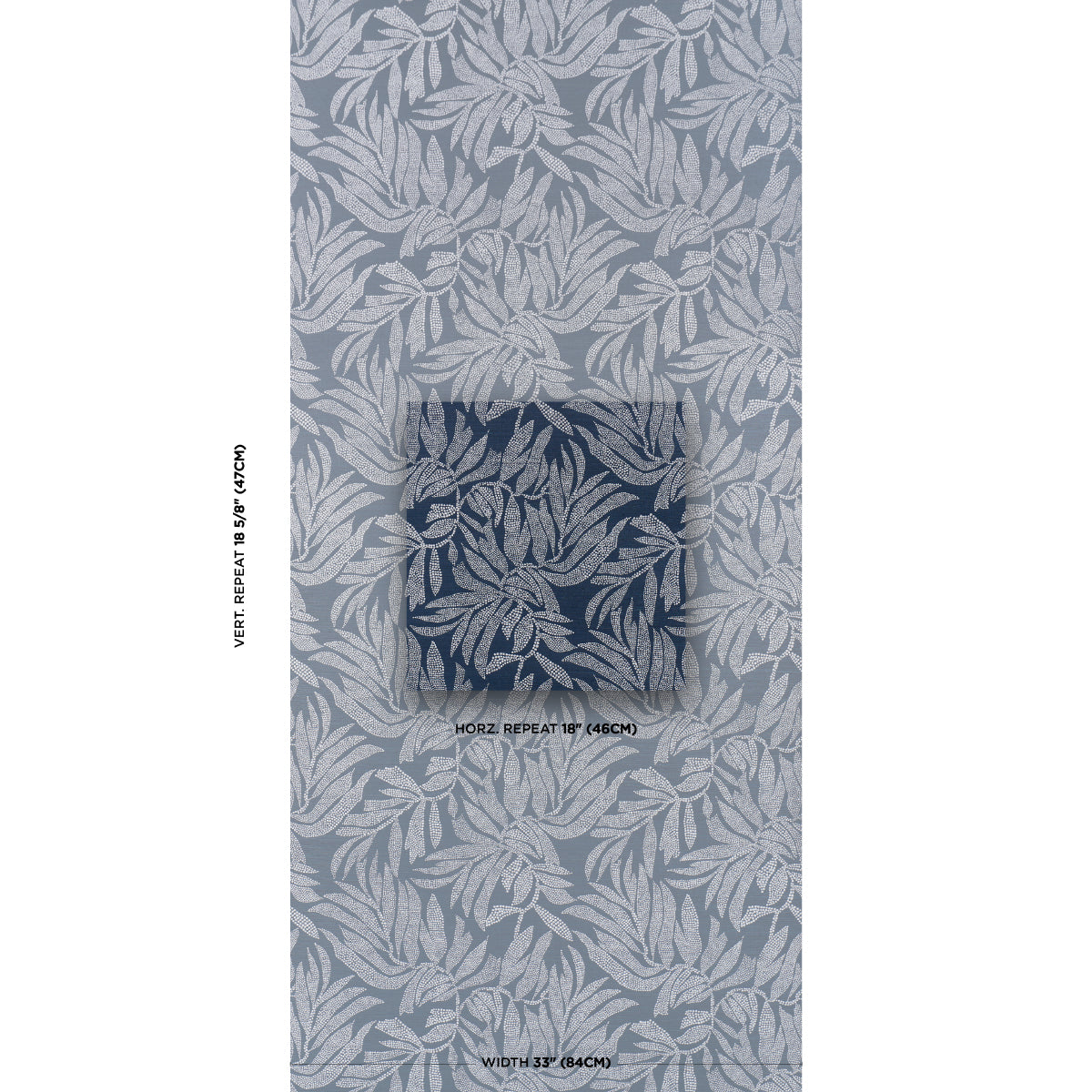 Tayrona Palm Mosaic Sisal Wallpaper in pacific ocean hues color - pattern number 5016951 - by Schumacher in the Johanna Ortiz collection