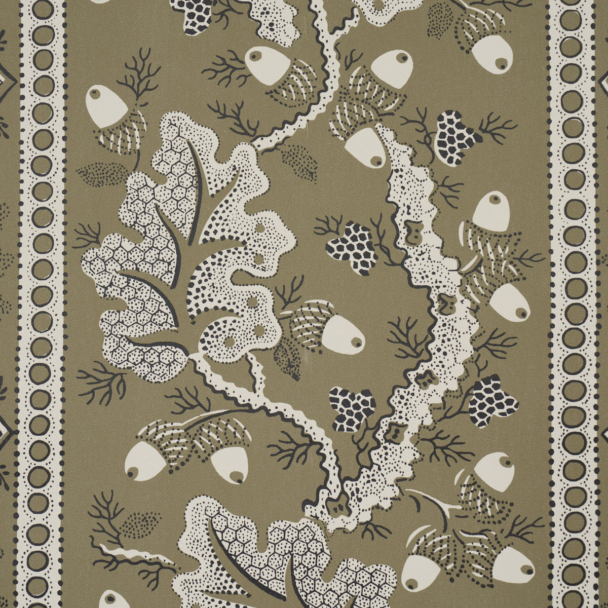 Richmond House Wallpaper in sage color - pattern number 5017012 - by Schumacher in the A Country Life collection