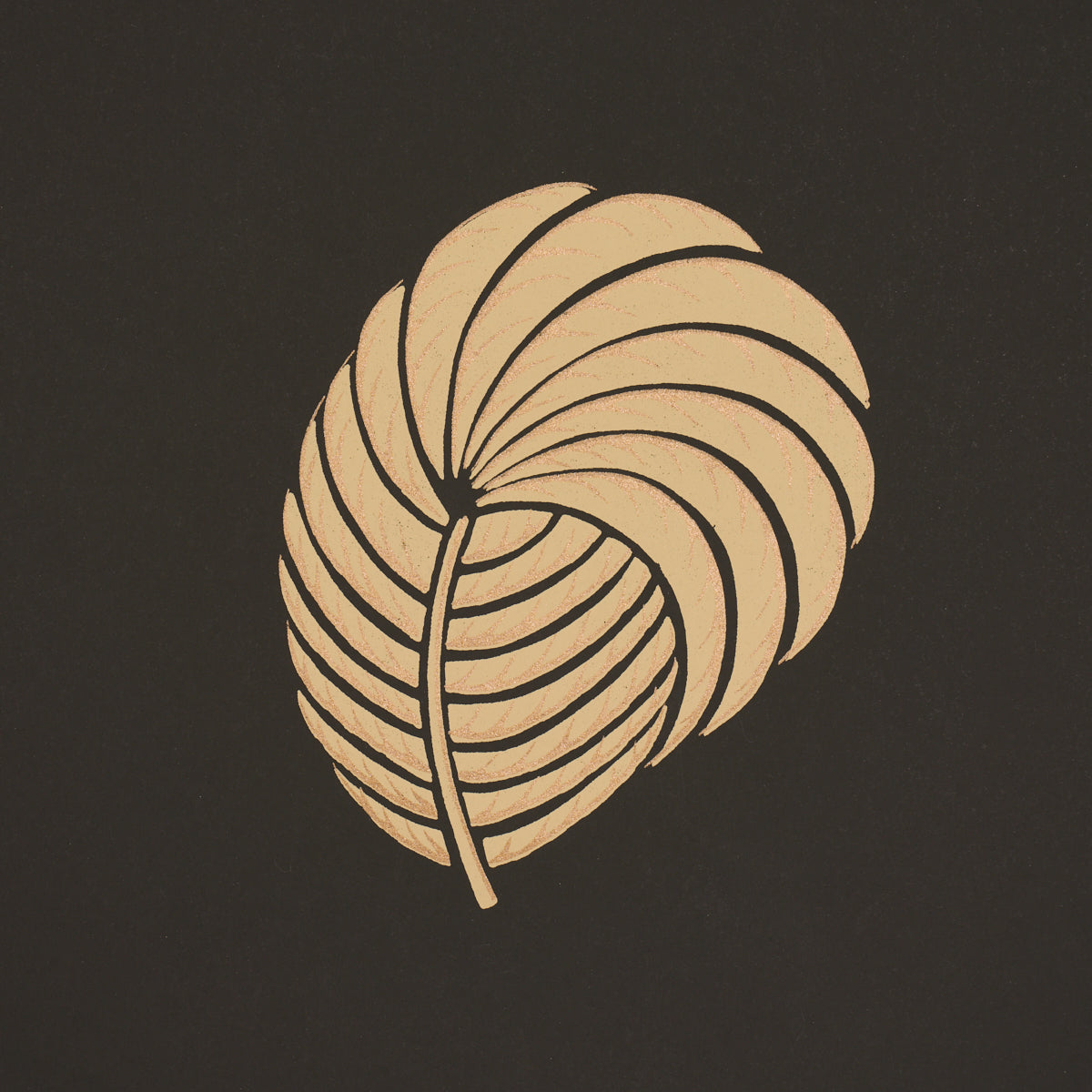 Royal Plume Wallpaper in carbon color - pattern number 5017050 - by Schumacher in the Rhythm In Motion collection