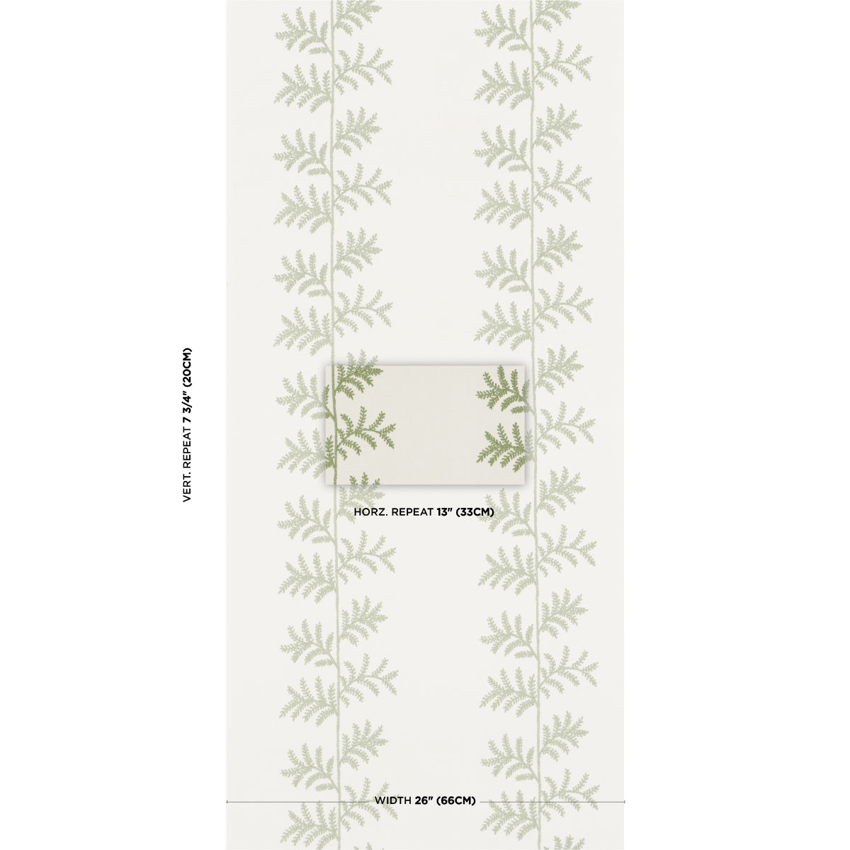Eloise Embroidery Wallpaper in sage color - pattern number 5017100 - by Schumacher in the New Traditional collection