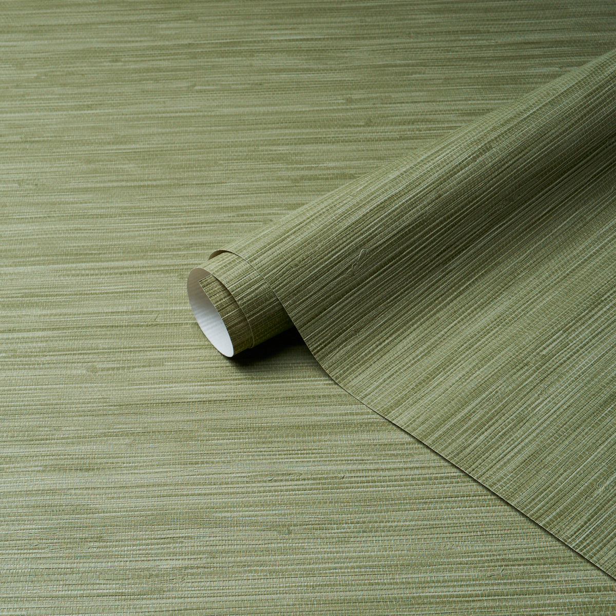 Horizon Grasscloth Vinyl Wallpaper in leaf color - pattern number 5017273 - by Schumacher in the Schumacher Utility collection