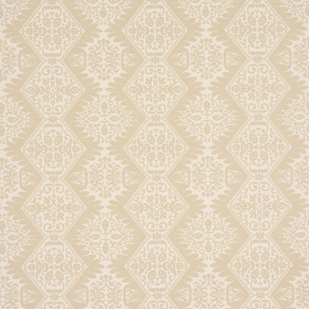 Berkeley Wallpaper in wheat color - pattern number 5017311 - by Schumacher in the Williamsburg collection