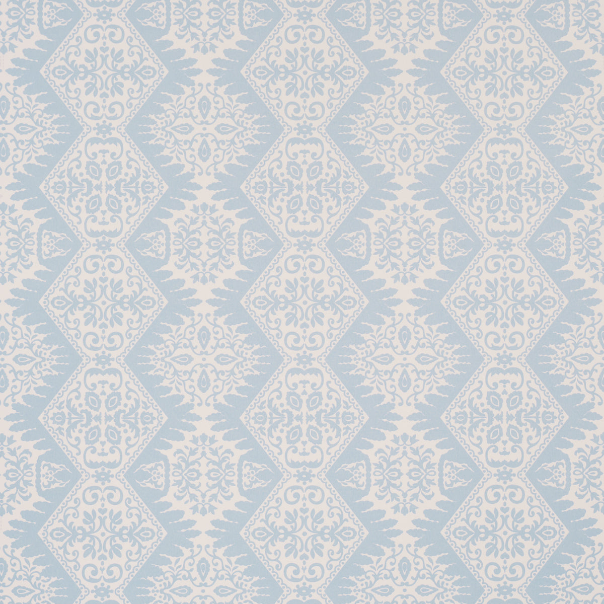Berkeley Wallpaper in hydrangea color - pattern number 5017313 - by Schumacher in the Williamsburg collection