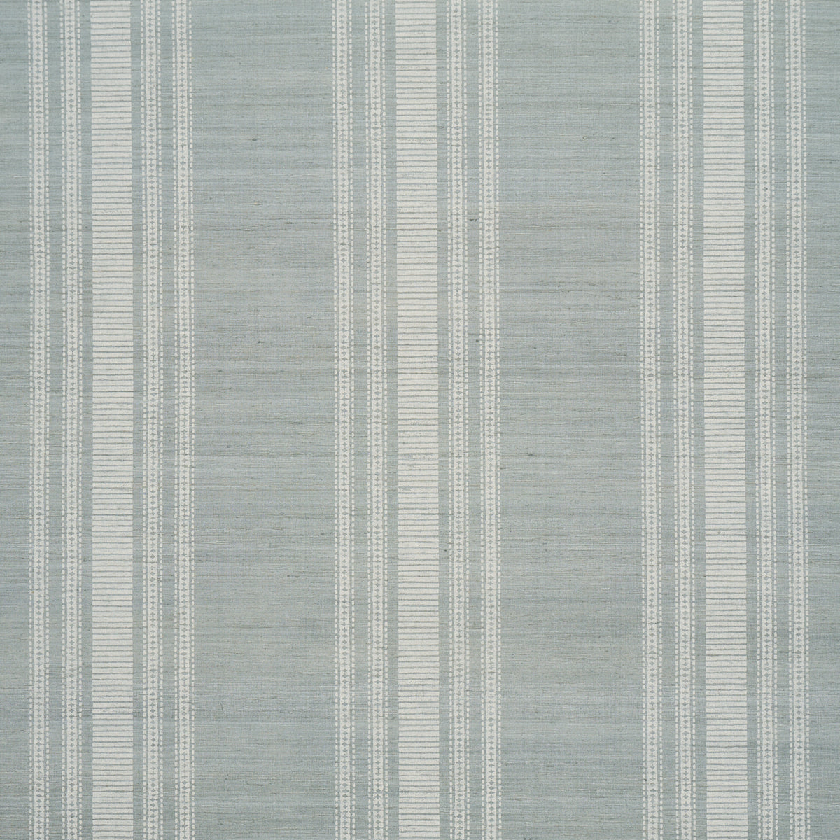 Cassia Silk Stripe Wallpaper in sky color - pattern number 5017452 - by Schumacher in the Patterson Flynn collection