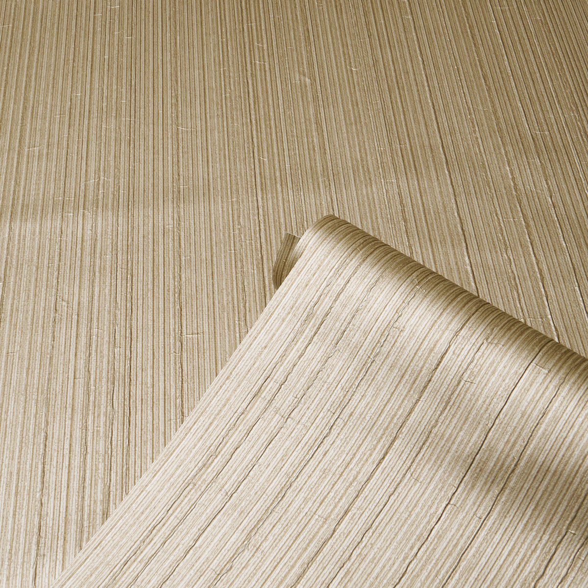 Rimini Rib Vinyl Wallpaper in gold color - pattern number 5017470 - by Schumacher in the Schumacher Utility collection