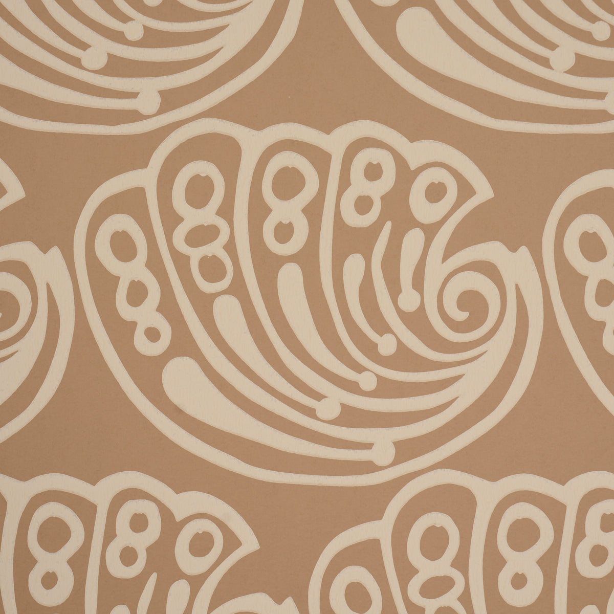 Ramsgate Wallpaper in tan color - pattern number 5017612 - by Schumacher in the Drusus Tabor collection