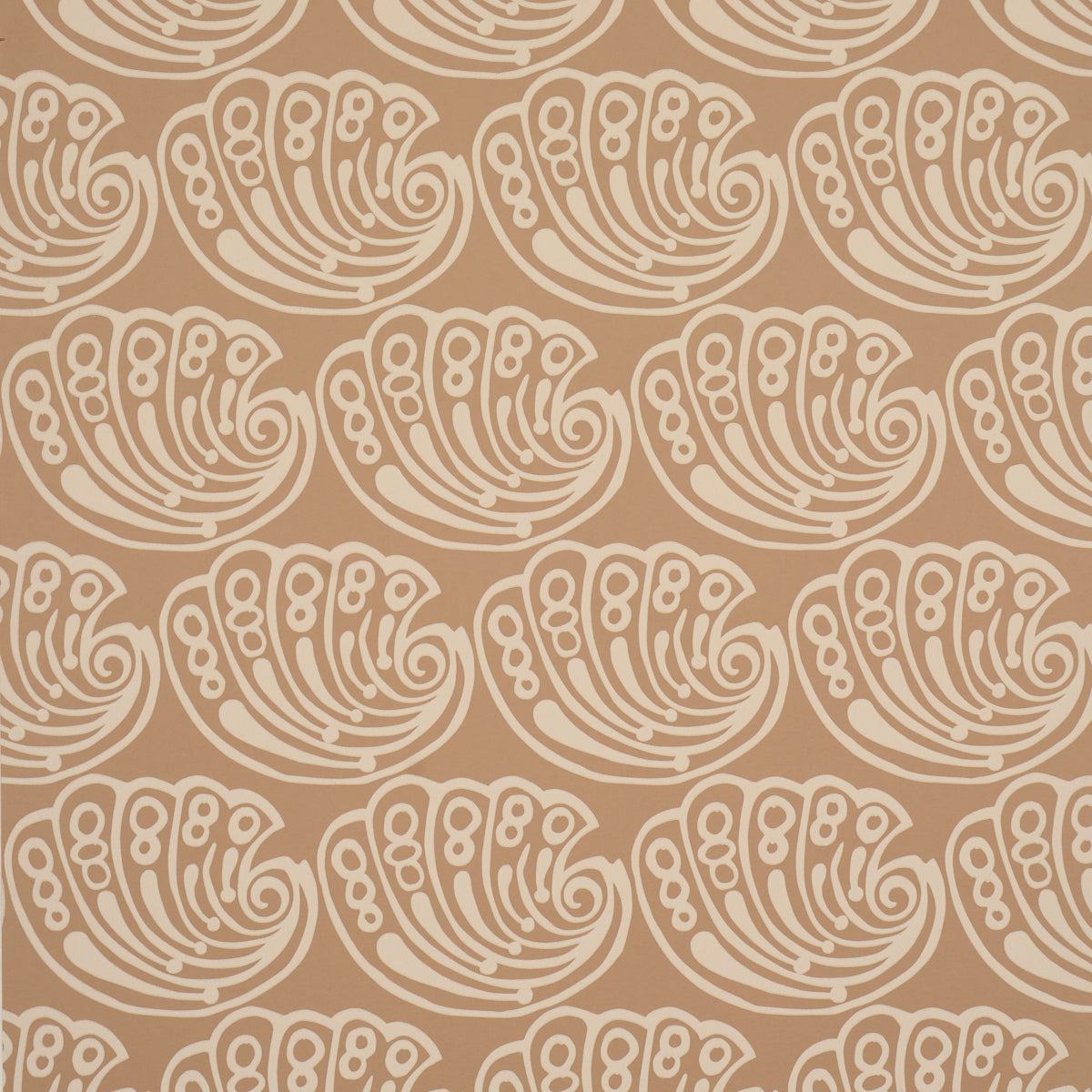 Ramsgate Wallpaper in tan color - pattern number 5017612 - by Schumacher in the Drusus Tabor collection