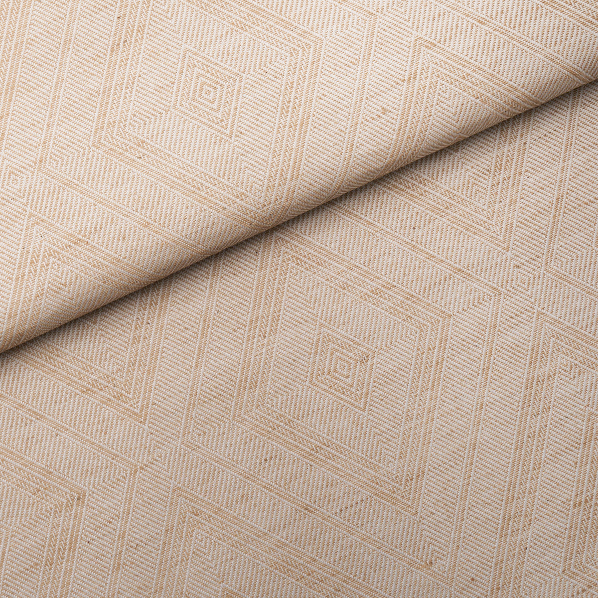 Tortola Linen Paperweave Large Wallpaper in natural color - pattern number 5017670 - by Schumacher in the Novelty and Textured Wallcovering collection