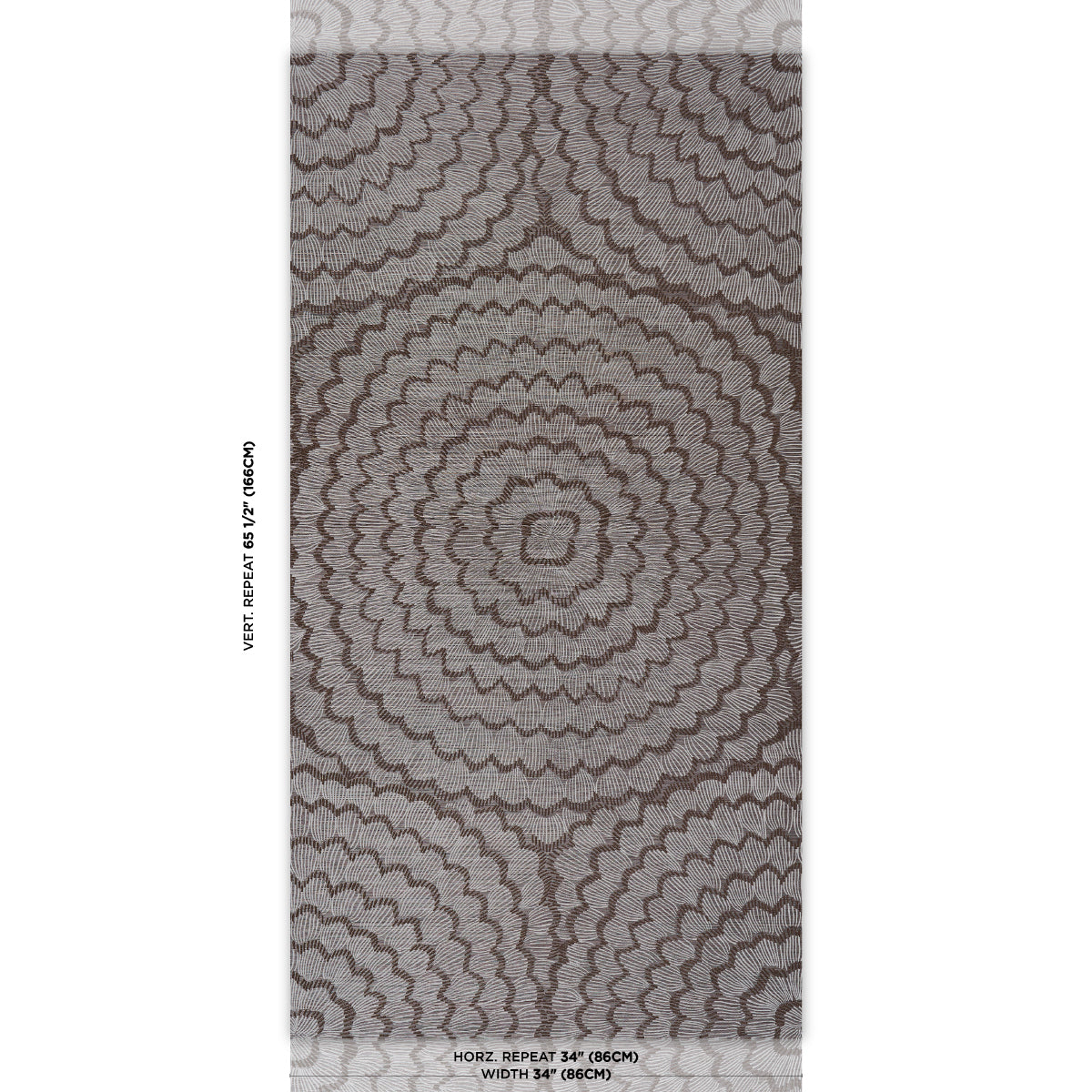 Feather Bloom Sisal Wallpaper in Haze color - pattern number 5017710 - by Schumacher in the Perennial Favorites collection