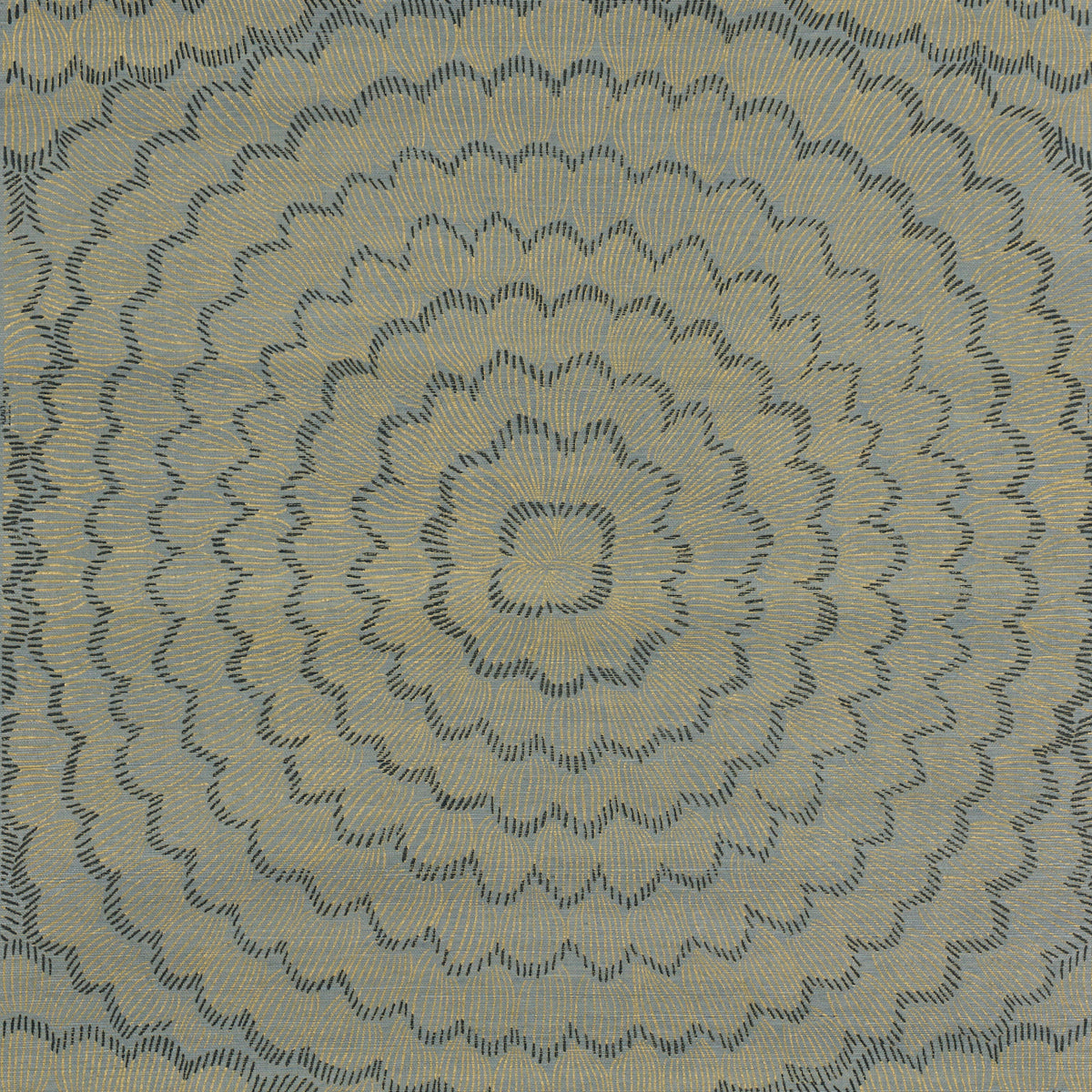 Feather Bloom Sisal Wallpaper in nile color - pattern number 5017712 - by Schumacher in the Perennial Favorites collection
