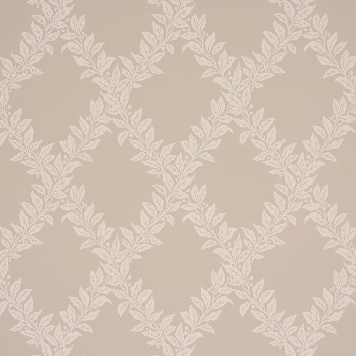 Tyninghame Trellis Wallpaper in neutral color - pattern number 5017751 - by Schumacher in the A Country Life collection