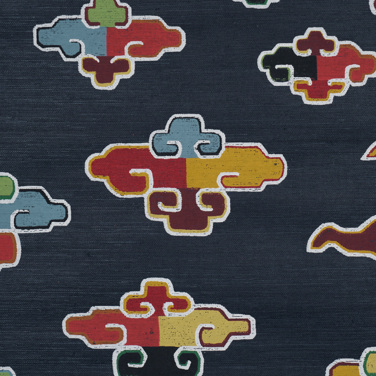 In Dreams Wallpaper in midnight color - pattern number 5017762 - by Schumacher in the Cristina Buckley collection