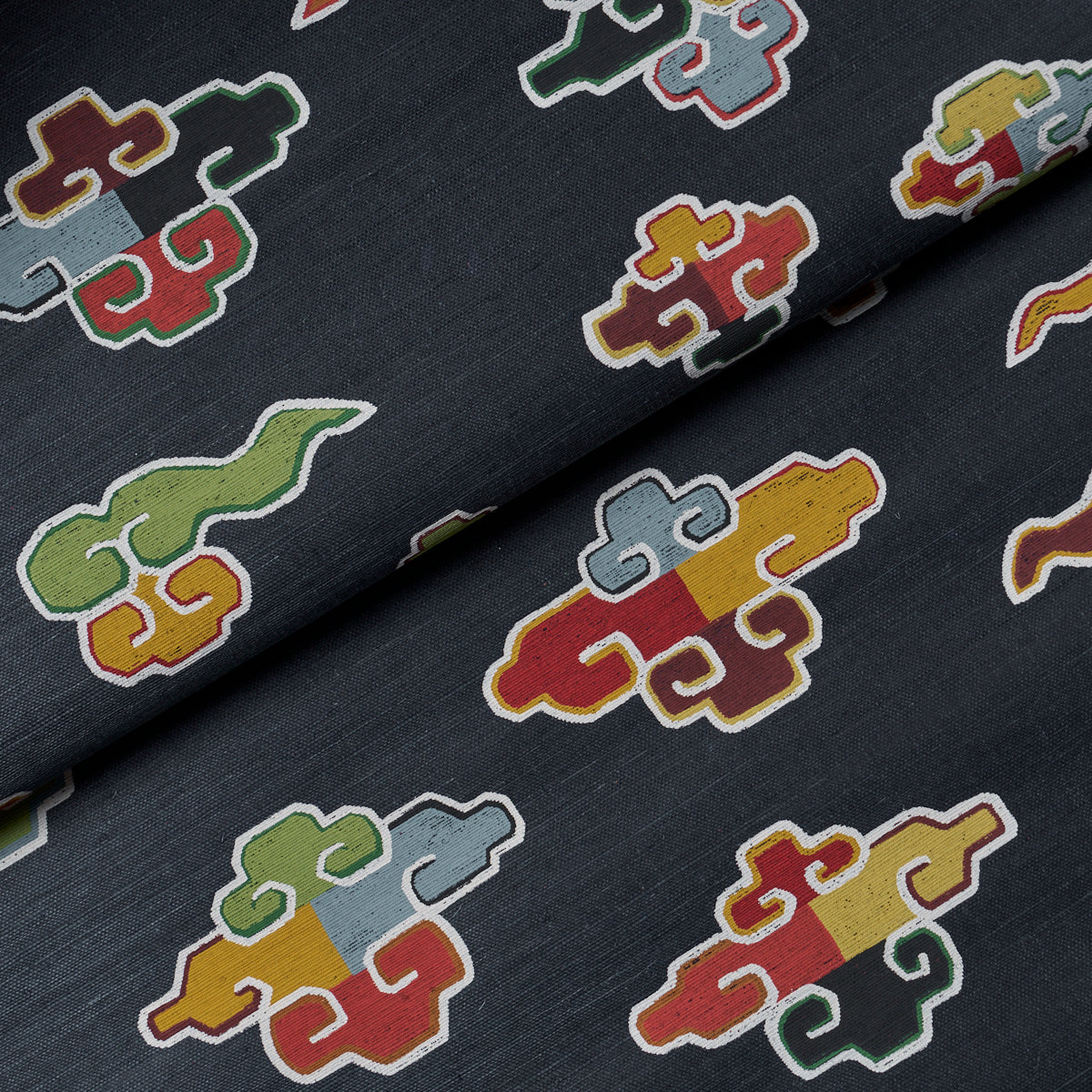 In Dreams Wallpaper in midnight color - pattern number 5017762 - by Schumacher in the Cristina Buckley collection