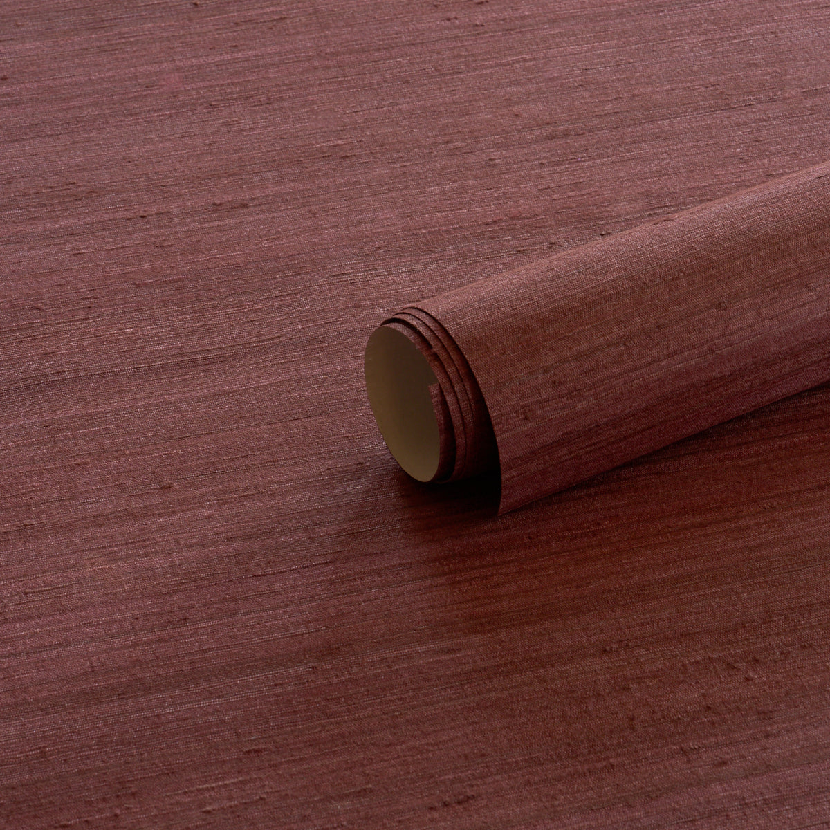 Shaded Silk Wallpaper in Crimson color - pattern number 5017780 - by Schumacher in the Perfect Basics Textured Wallcovering collection
