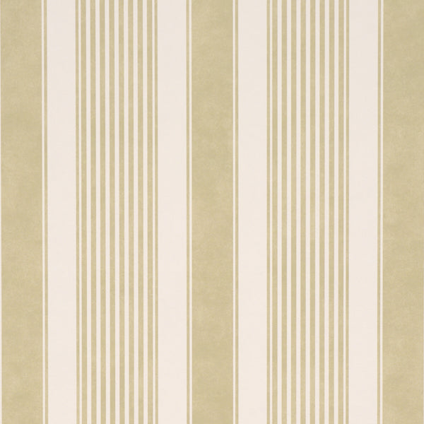 Summerville Stripe Wallpaper in celery color - pattern number 5018146 - by Schumacher in the Stripe Wallcovering Collection collection