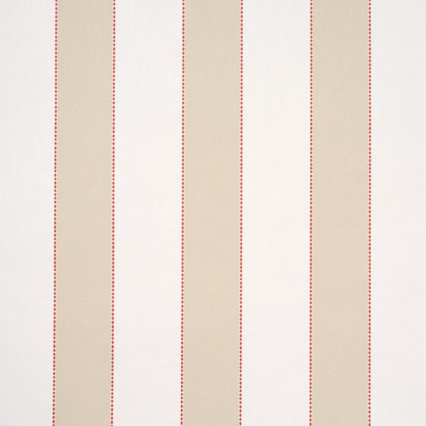 Louise Stripe Wallpaper in fawn color - pattern number 5018152 - by Schumacher in the Stripe Wallcovering Collection collection