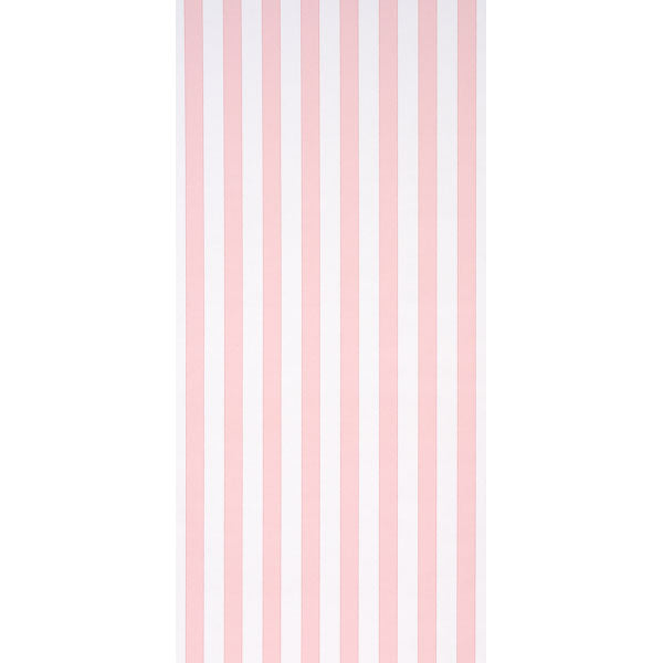 Louise Stripe Wallpaper in rose color - pattern number 5018153 - by Schumacher in the Stripe Wallcovering Collection collection
