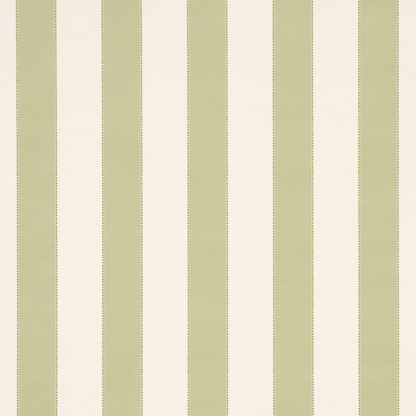 Louise Stripe Wallpaper in leaf color - pattern number 5018154 - by Schumacher in the Stripe Wallcovering Collection collection