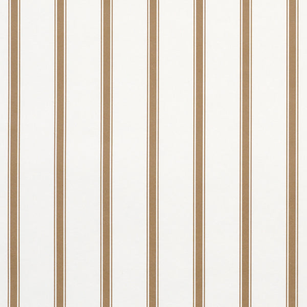 Westerly Stripe Wallpaper in burlap color - pattern number 5018161 - by Schumacher in the Stripe Wallcovering Collection collection