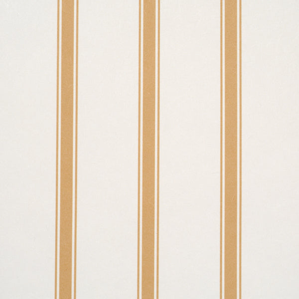 Westerly Stripe Wallpaper in marigold color - pattern number 5018164 - by Schumacher in the Stripe Wallcovering Collection collection