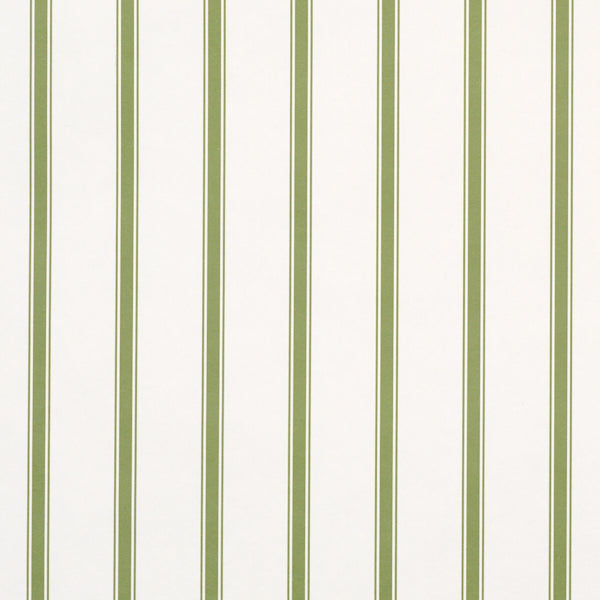 Westerly Stripe Wallpaper in moss color - pattern number 5018165 - by Schumacher in the Stripe Wallcovering Collection collection
